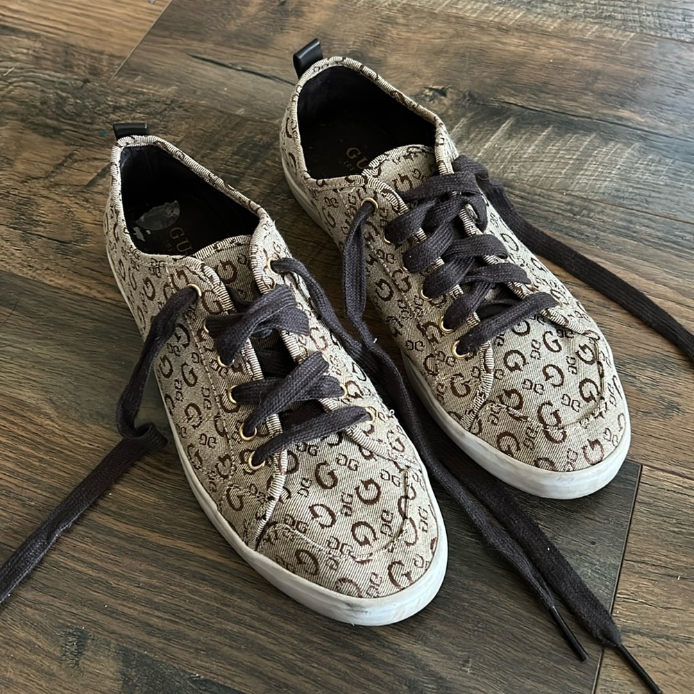 Guess Jacquard Logo Sneakers